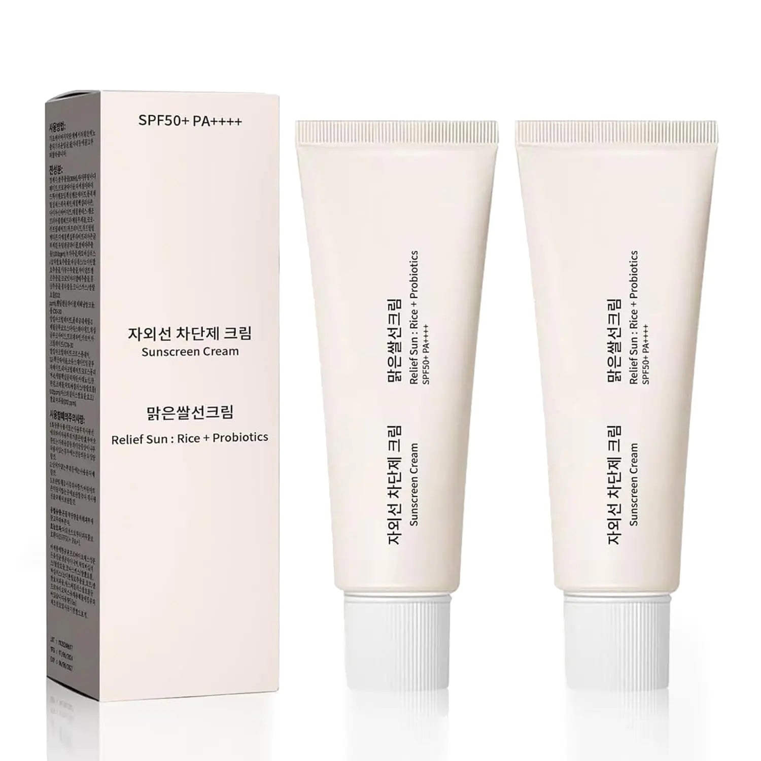 Aethra 2 PCS Korean Skin Care Solution for All Skin Types S-P-F50